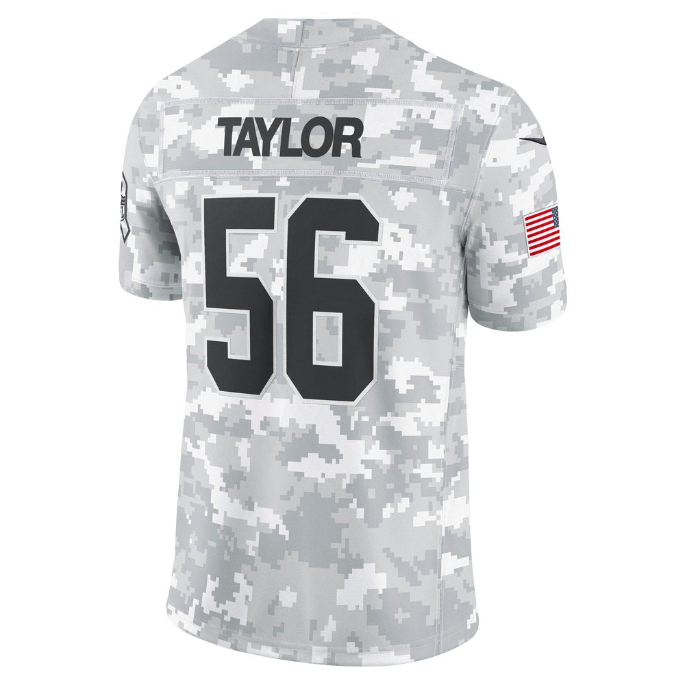 Men's New York Giants Lawrence Taylor Arctic Camo 2024 Salute to Service Retired Player Limited Jersey 