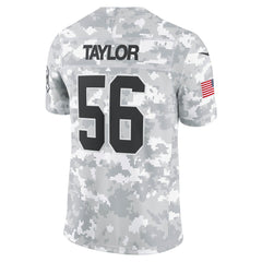 Men's New York Giants Lawrence Taylor Arctic Camo 2024 Salute to Service Retired Player Limited Jersey 
