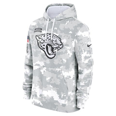 Men's Jacksonville Jaguars Arctic Camo 2024 Salute to Service Club Fleece Pullover Hoodie 