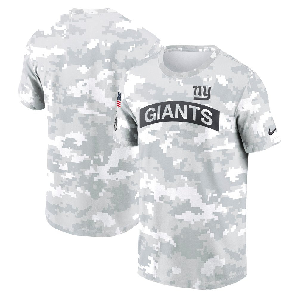 Men's New York Giants Arctic Camo 2024 Salute To Service Performance T-Shirt 