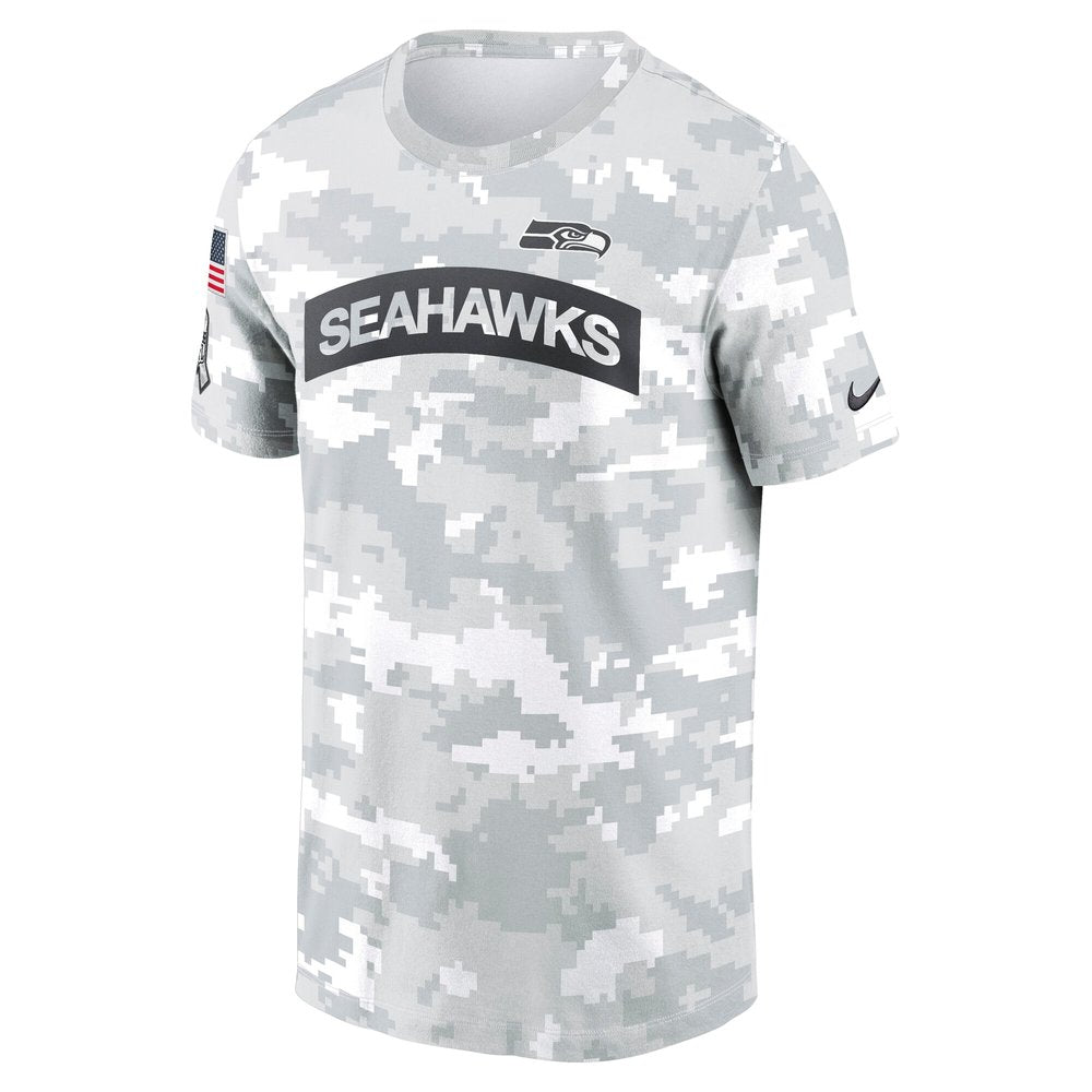 Men's Seattle Seahawks Arctic Camo 2024 Salute To Service Performance T-Shirt 