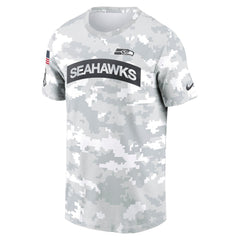 Men's Seattle Seahawks Arctic Camo 2024 Salute To Service Performance T-Shirt 