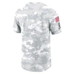 Men's Seattle Seahawks Arctic Camo 2024 Salute To Service Performance T-Shirt 