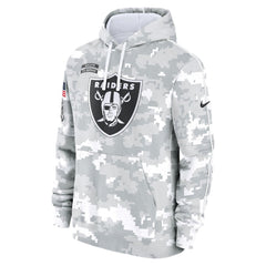 Men's Las Vegas Raiders Arctic Camo 2024 Salute To Service Big & Tall Club Fleece Pullover Hoodie 