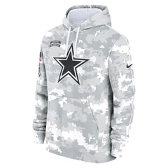 Men's Dallas Cowboys Arctic Camo 2024 Salute To Service Big & Tall Club Fleece Pullover Hoodie 