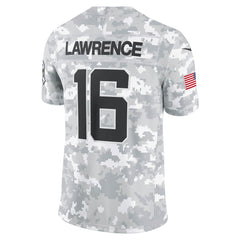 Men's Jacksonville Jaguars Trevor Lawrence Arctic Camo 2024 Salute to Service Limited Jersey 