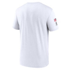Men's Green Bay Packers White 2024 Salute To Service Legend Performance T-Shirt 