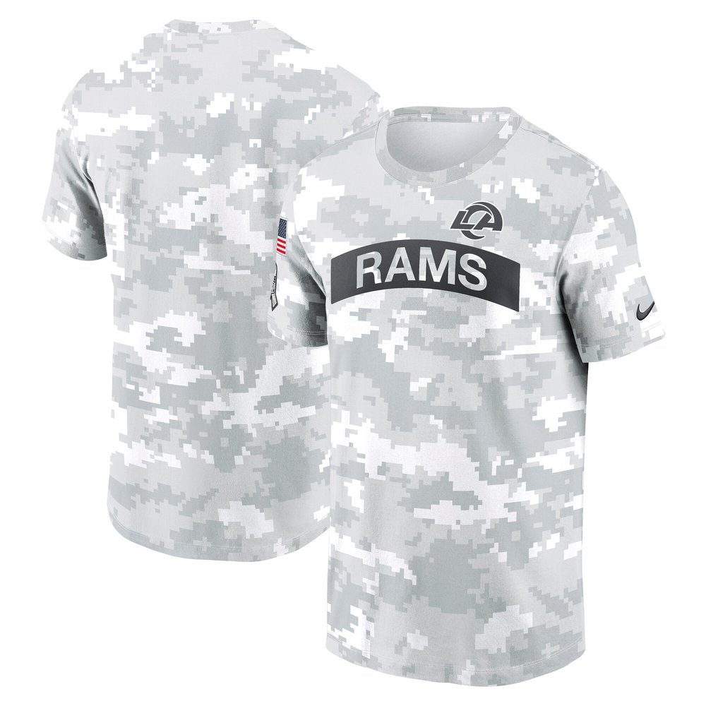 Men's Los Angeles Rams Arctic Camo 2024 Salute To Service Performance T-Shirt 