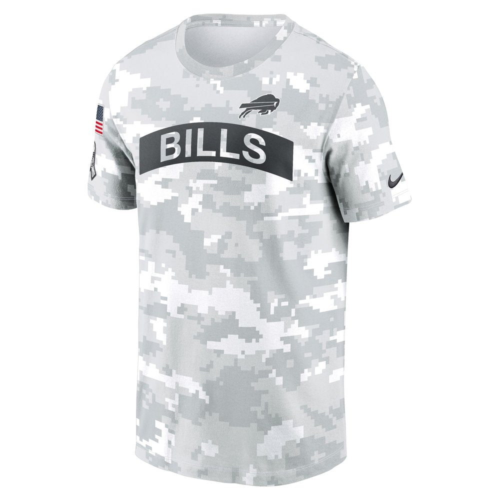 Men's Buffalo Bills White 2024 Salute To Service Big & Tall Performance T-Shirt 