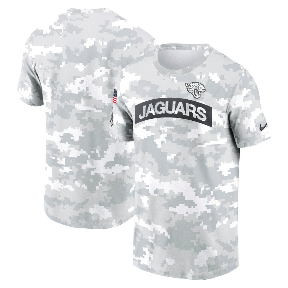 Men's Jacksonville Jaguars Arctic Camo 2024 Salute To Service Performance T-Shirt 