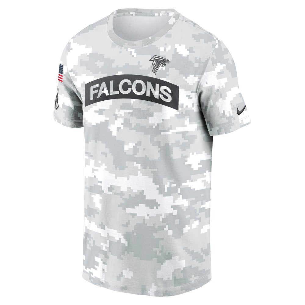 Men's Atlanta Falcons Arctic Camo 2024 Salute To Service Performance T-Shirt 
