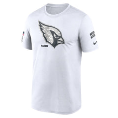 Men's Arizona Cardinals White 2024 Salute To Service Legend Performance T-Shirt 
