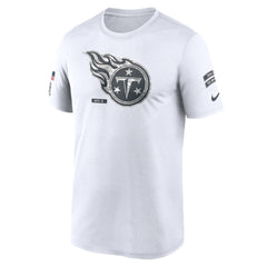 Men's Tennessee Titans White 2024 Salute To Service Legend Performance T-Shirt 