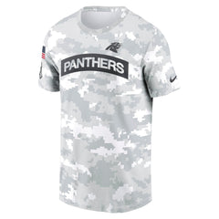 Men's Carolina Panthers Arctic Camo 2024 Salute To Service Performance T-Shirt 