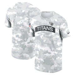 Men's Tennessee Titans Arctic Camo 2024 Salute To Service Performance T-Shirt 