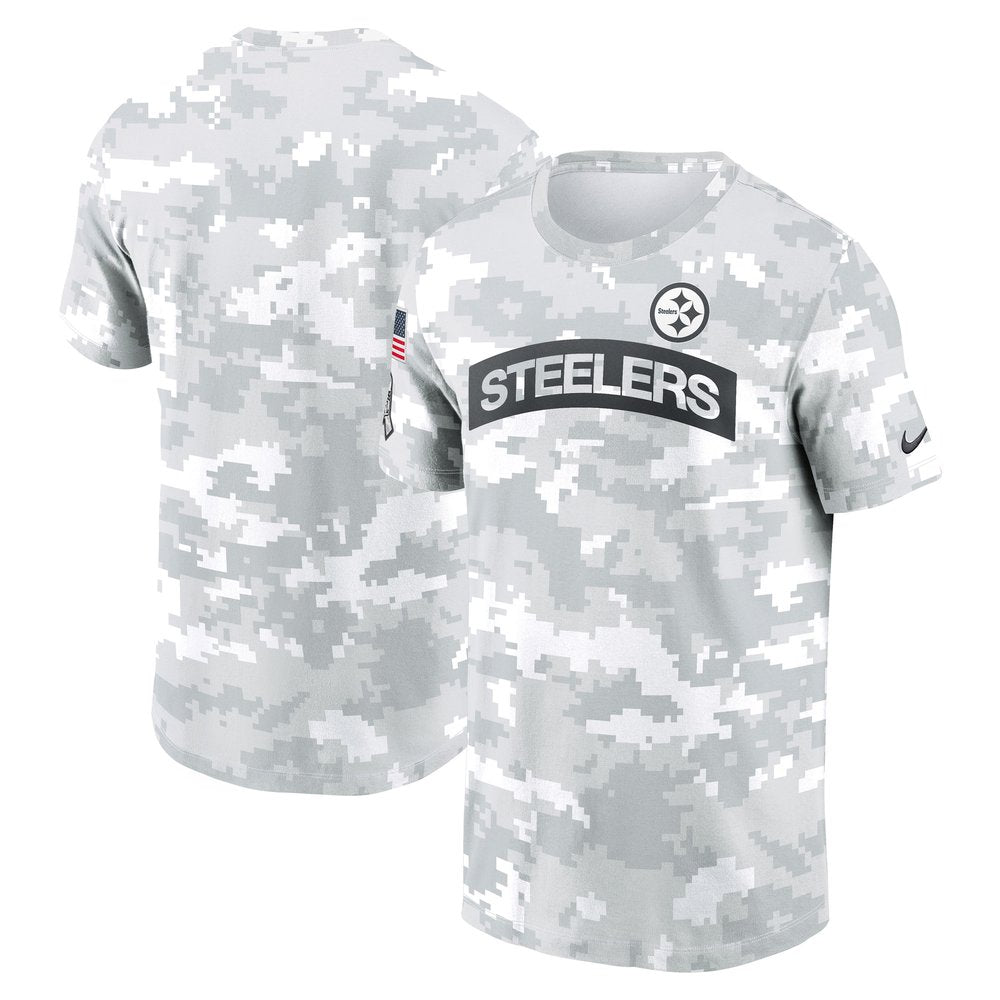 Men's Pittsburgh Steelers White 2024 Salute To Service Big & Tall Performance T-Shirt 