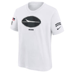 Youth New York Jets White 2024 Salute To Service T-Shirt 