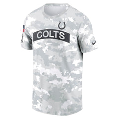Men's Indianapolis Colts Arctic Camo 2024 Salute To Service Performance T-Shirt 