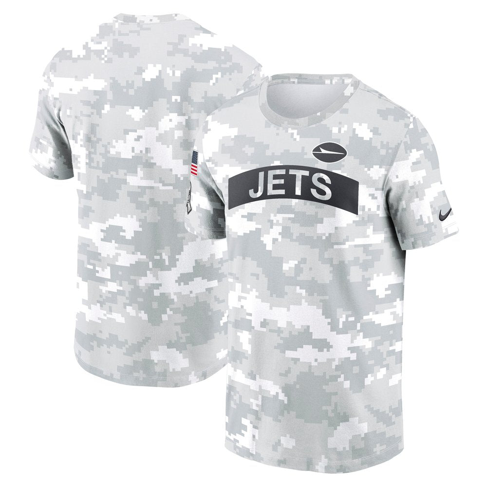 Men's New York Jets Arctic Camo 2024 Salute To Service Performance T-Shirt 