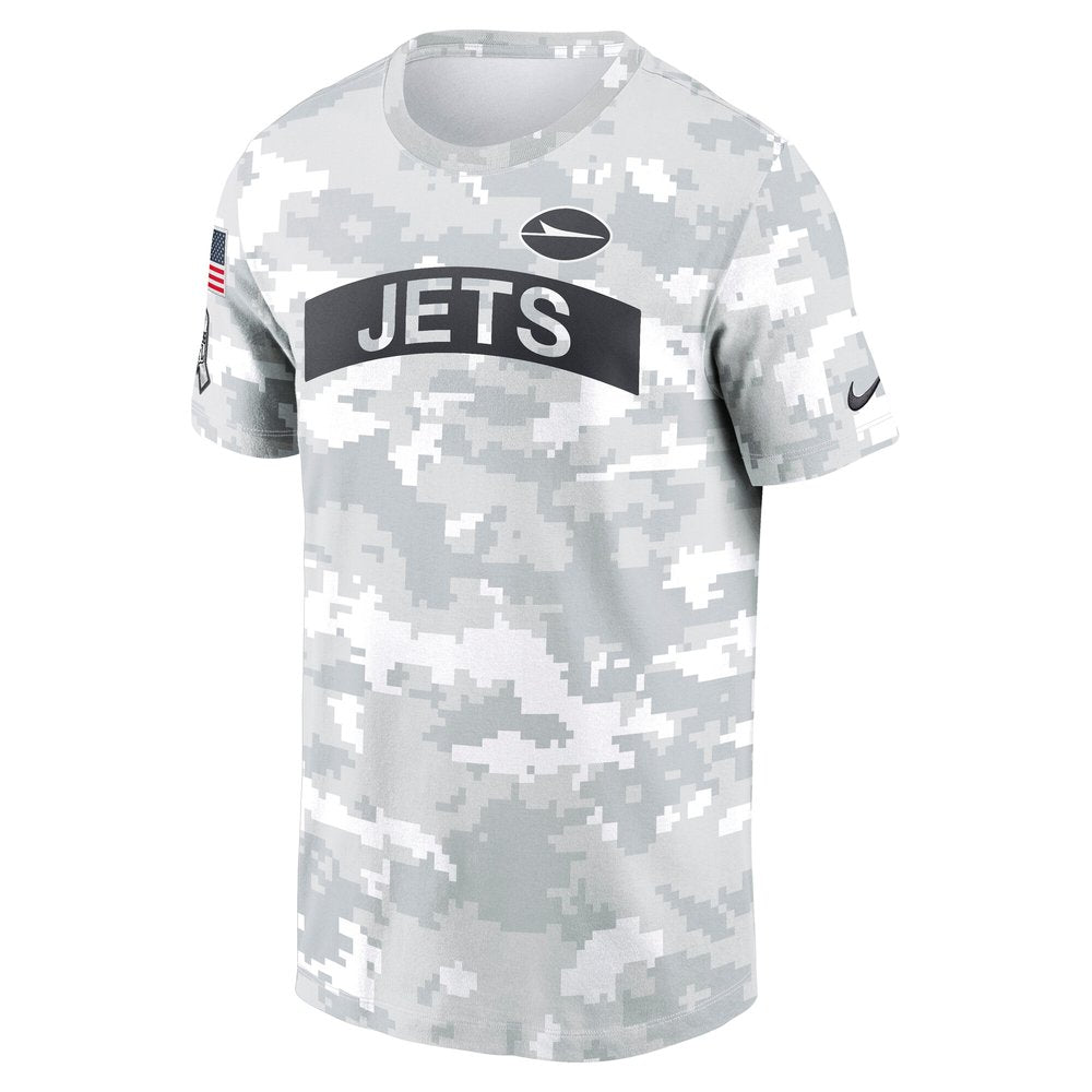 Men's New York Jets Arctic Camo 2024 Salute To Service Performance T-Shirt 