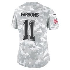 Women's Dallas Cowboys Micah Parsons Arctic Camo 2024 Salute to Service Limited Jersey 