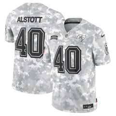 Men's Tampa Bay Buccaneers Mike Alstott Arctic Camo 2024 Salute to Service Retired Player Limited Jersey 