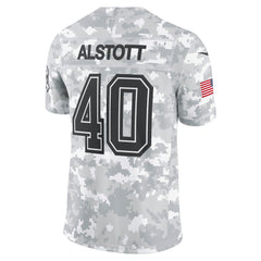 Men's Tampa Bay Buccaneers Mike Alstott Arctic Camo 2024 Salute to Service Retired Player Limited Jersey 