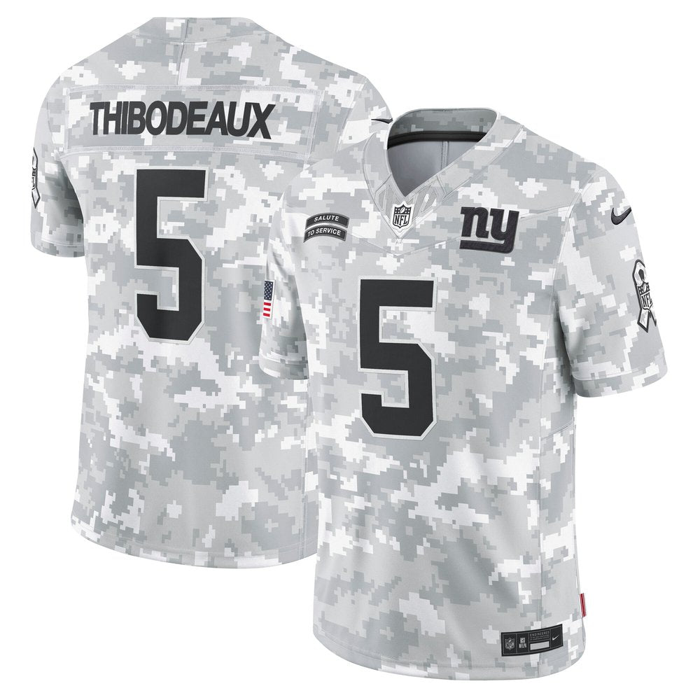Men's New York Giants Kayvon Thibodeaux Arctic Camo 2024 Salute to Service Limited Jersey 