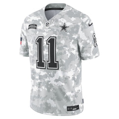 Men's Dallas Cowboys Micah Parsons Arctic Camo 2024 Salute to Service Limited Jersey 