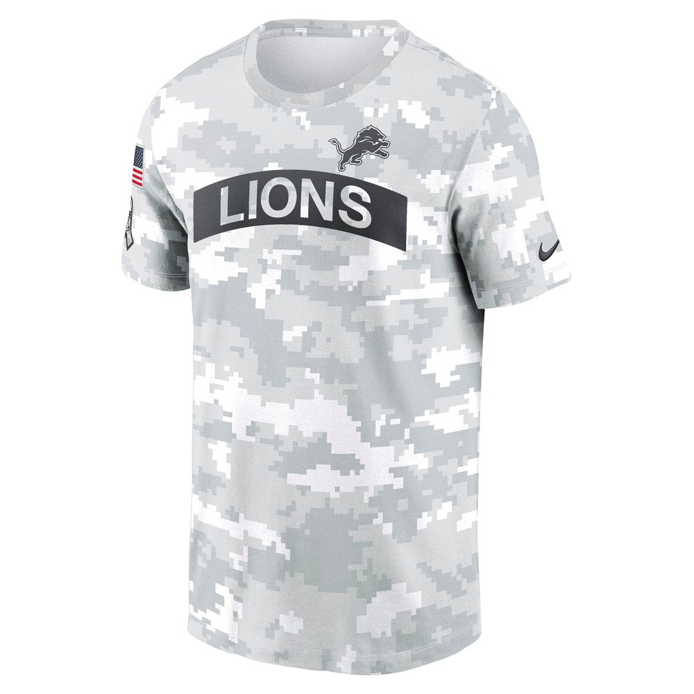 Men's Detroit Lions Arctic Camo 2024 Salute To Service Performance T-Shirt 