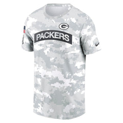 Men's Green Bay Packers Arctic Camo 2024 Salute To Service Performance T-Shirt 