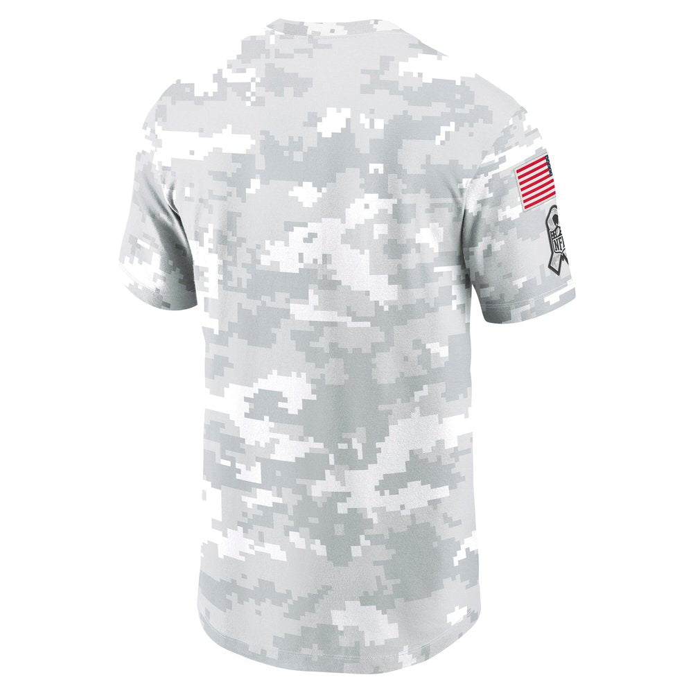 Men's Green Bay Packers Arctic Camo 2024 Salute To Service Performance T-Shirt 