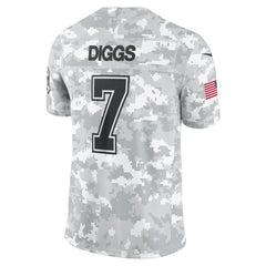 Men's Dallas Cowboys Trevon Diggs Arctic Camo 2024 Salute to Service Limited Jersey 