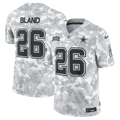 Men's Dallas Cowboys DaRon Bland Arctic Camo 2024 Salute to Service Limited Jersey 