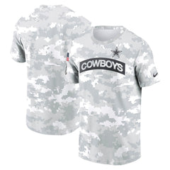 Men's Dallas Cowboys Arctic Camo 2024 Salute To Service Performance T-Shirt 