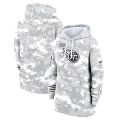 Women's Tennessee Titans Arctic Camo 2024 Salute To Service Club Fleece Pullover Hoodie 