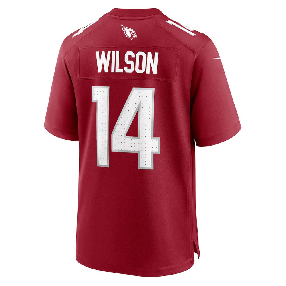Men's Arizona Cardinals Michael Wilson Cardinal Team Game Jersey 