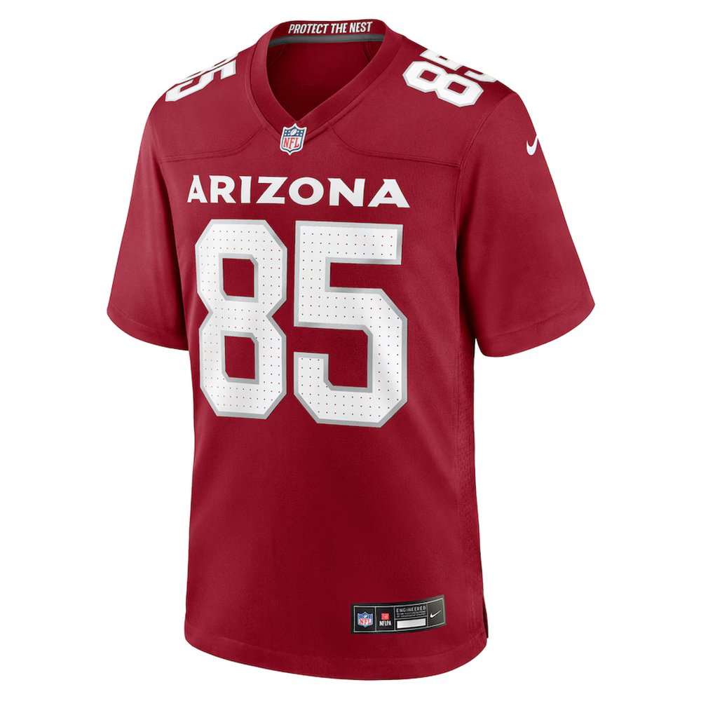 Men's Arizona Cardinals Trey McBride Cardinal Game Jersey 