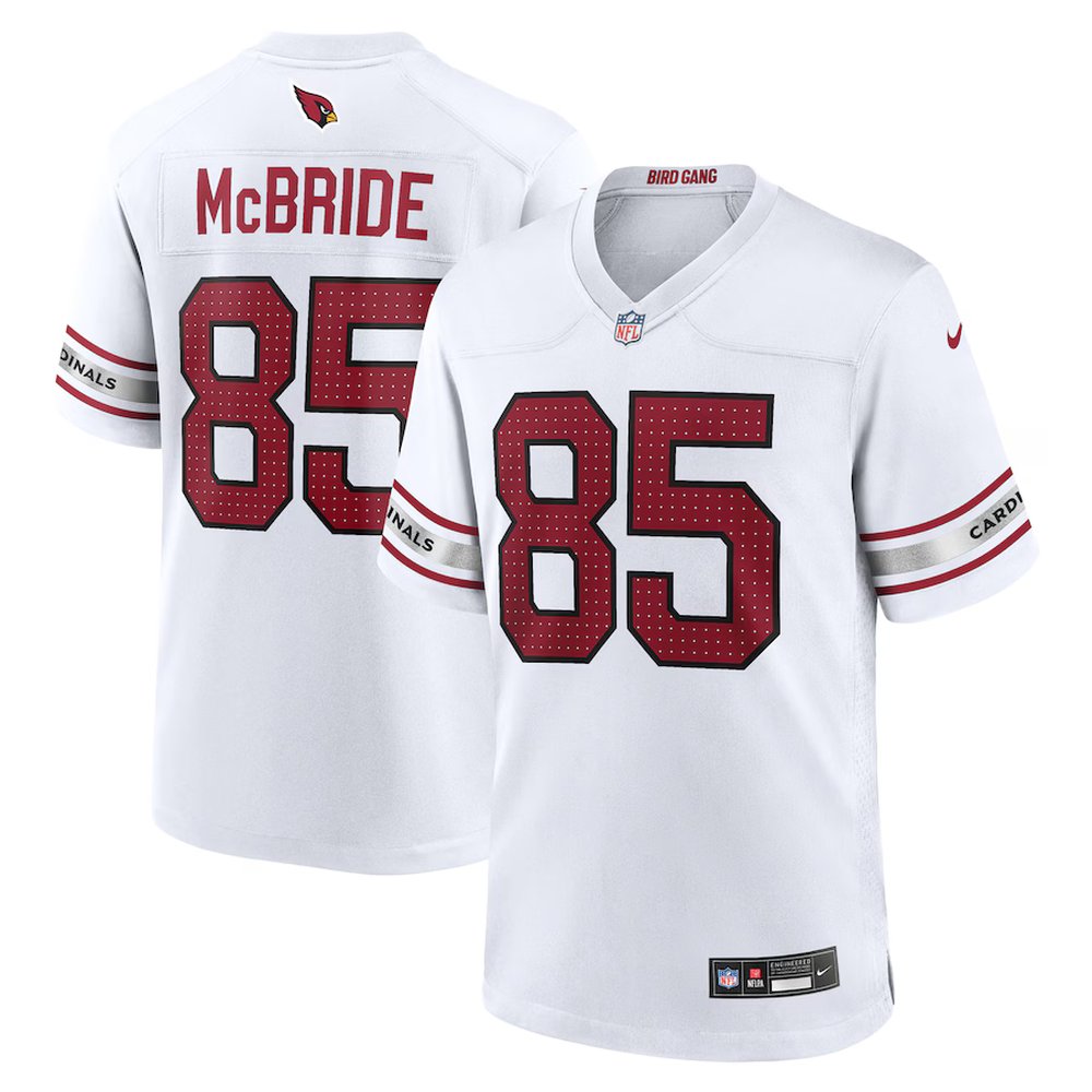Men's Arizona Cardinals Trey McBride White Game Jersey 