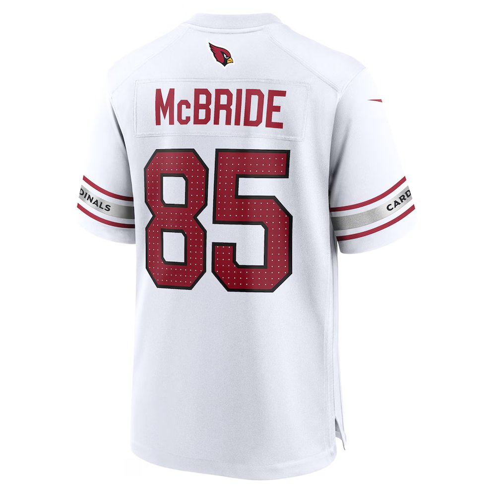 Men's Arizona Cardinals Trey McBride White Game Jersey 