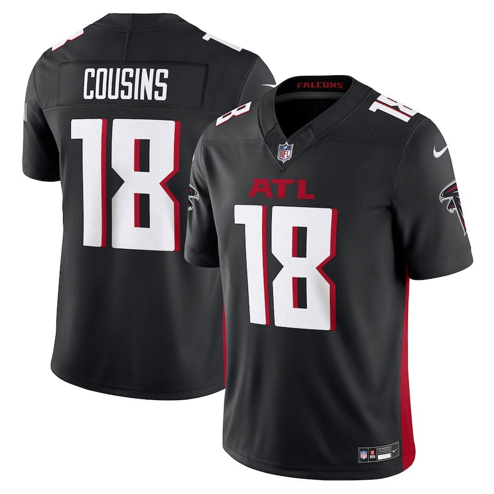Men's Atlanta Falcons Kirk Cousins Black Vapor F.U.S.E. Limited Jersey 