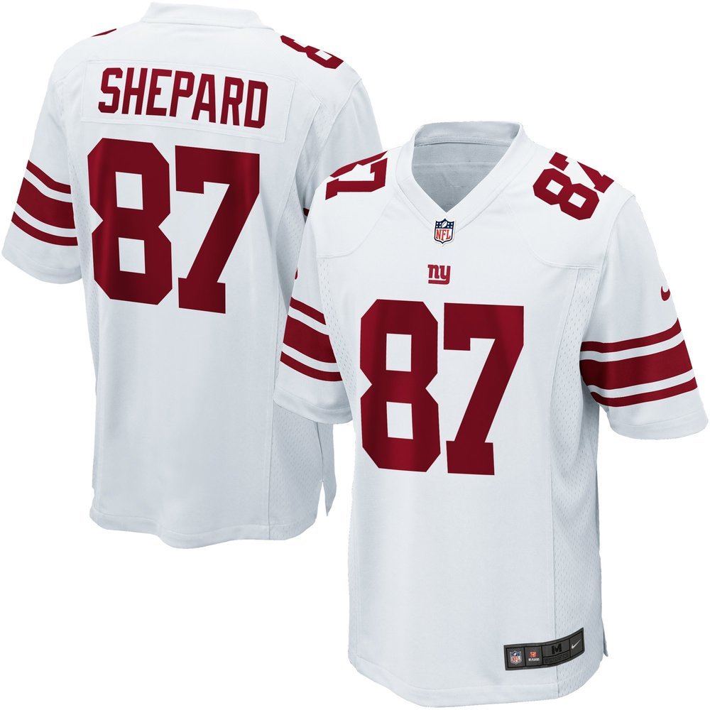 Men's New York Giants Sterling Shepard White Game Jersey 