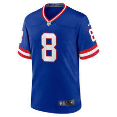 Men's New York Giants Daniel Jones Royal Classic Player Game Jersey 