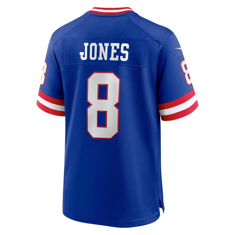 Men's New York Giants Daniel Jones Royal Classic Player Game Jersey 