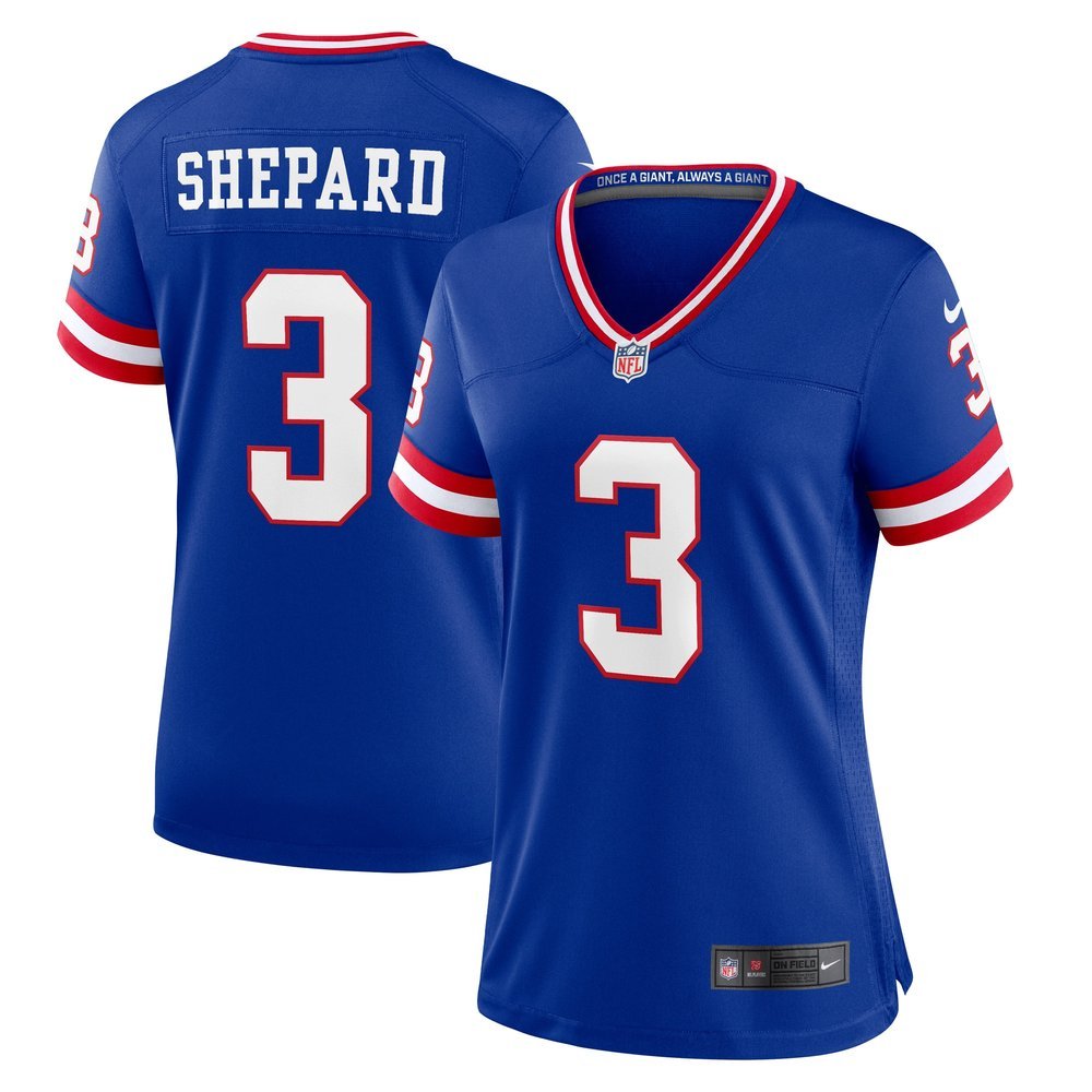 Women's New York Giants Sterling Shepard Royal Player Jersey 