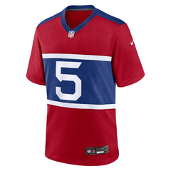 Men's New York Giants Kayvon Thibodeaux Century Red Alternate Player Game Jersey 