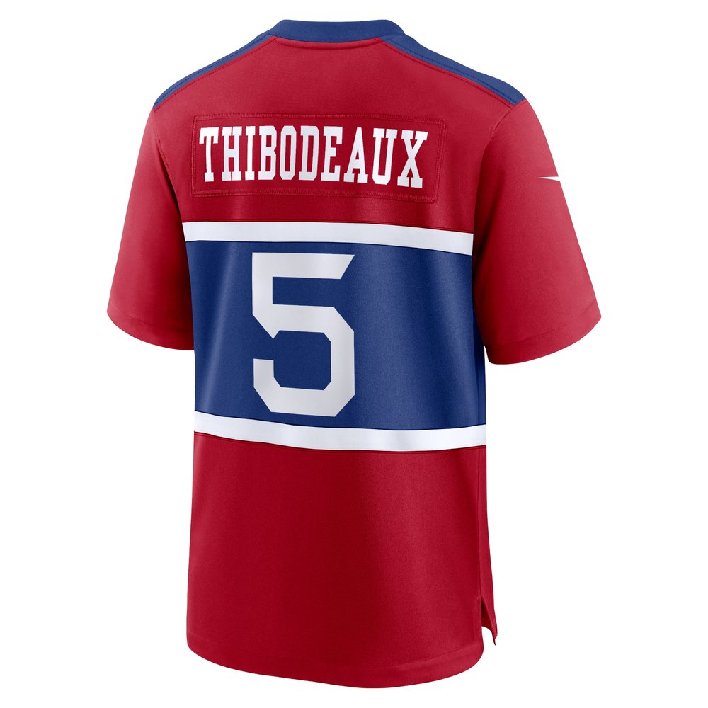 Men's New York Giants Kayvon Thibodeaux Century Red Alternate Player Game Jersey 