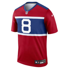 Men's New York Giants Daniel Jones Century Red Alternate Legend Player Jersey 
