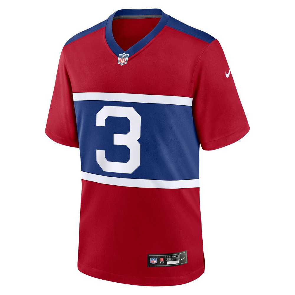 Men's New York Giants Deonte Banks Century Red Alternate Player Game Jersey 