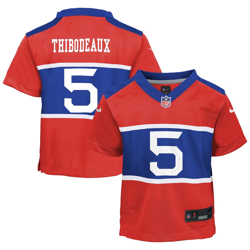 Toddler New York Giants Kayvon Thibodeaux Century Red Alternate Player Game Jersey 